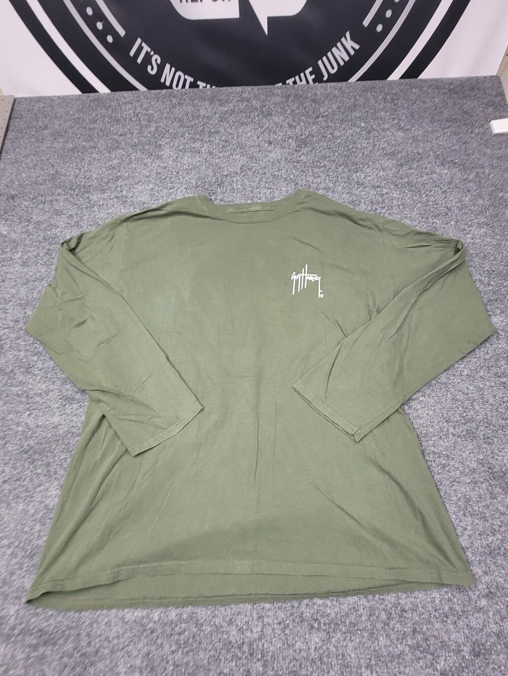 Guy Harvey Mens Fishing Long Sleeve Green T-shirt XL